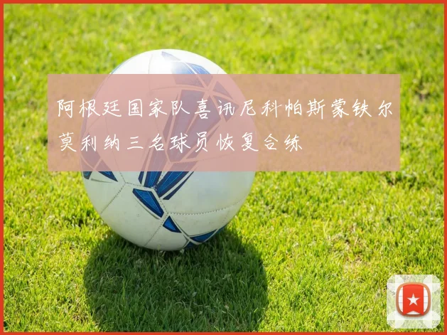 阿根廷国家队喜讯尼科帕斯蒙铁尔莫利纳三名球员恢复合练